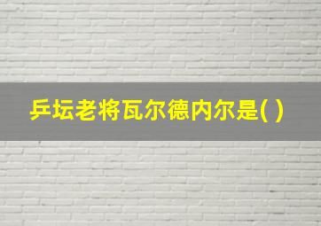 乒坛老将瓦尔德内尔是( )